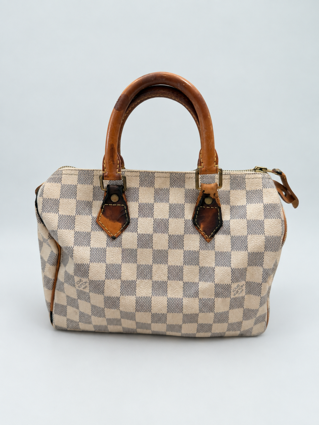 Louis Vuitton Damier Azur Speedy 25 Boston Satchel
