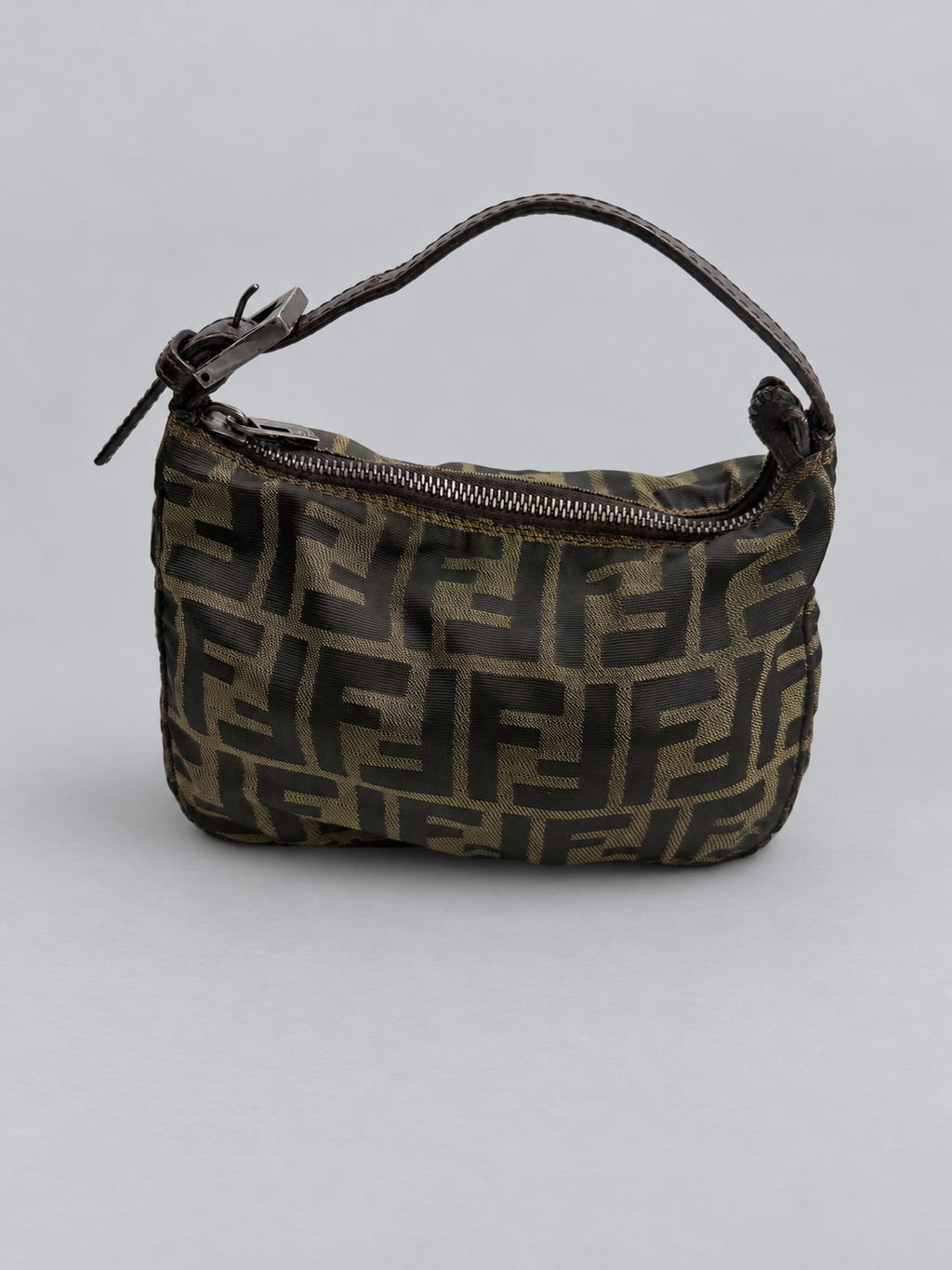 Fendi Zucca Cuoio Mini Pochette Vanity
