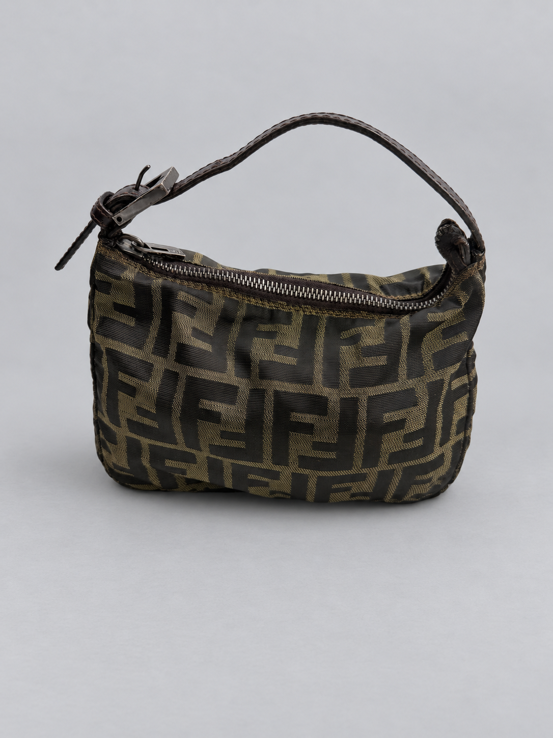 Fendi Zucca Cuoio Mini Pochette Vanity