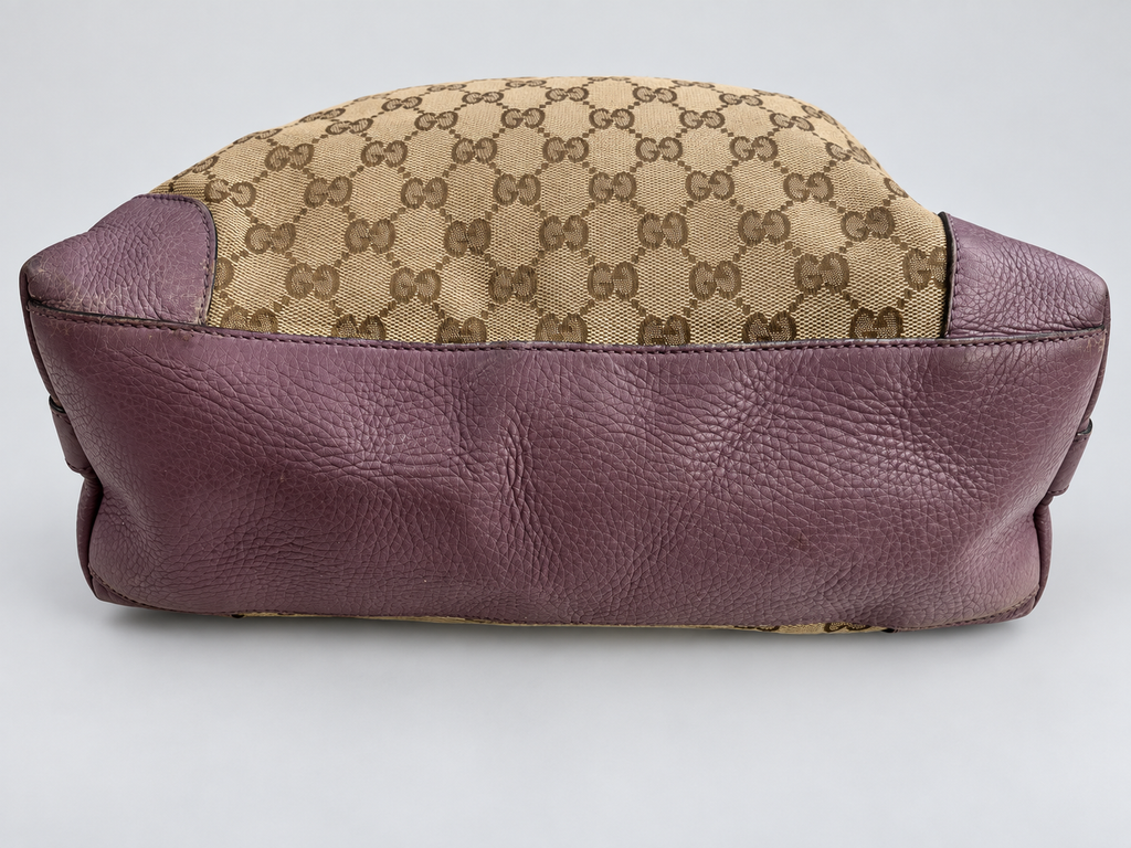 Gucci Monogram Canvas Miss Gg Hobo Sling Bag