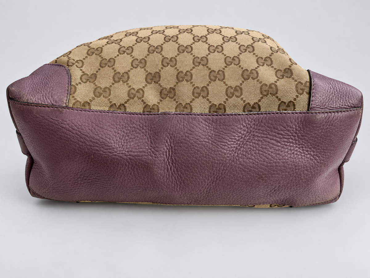 Gucci Monogram Canvas Miss Gg Hobo Sling Bag