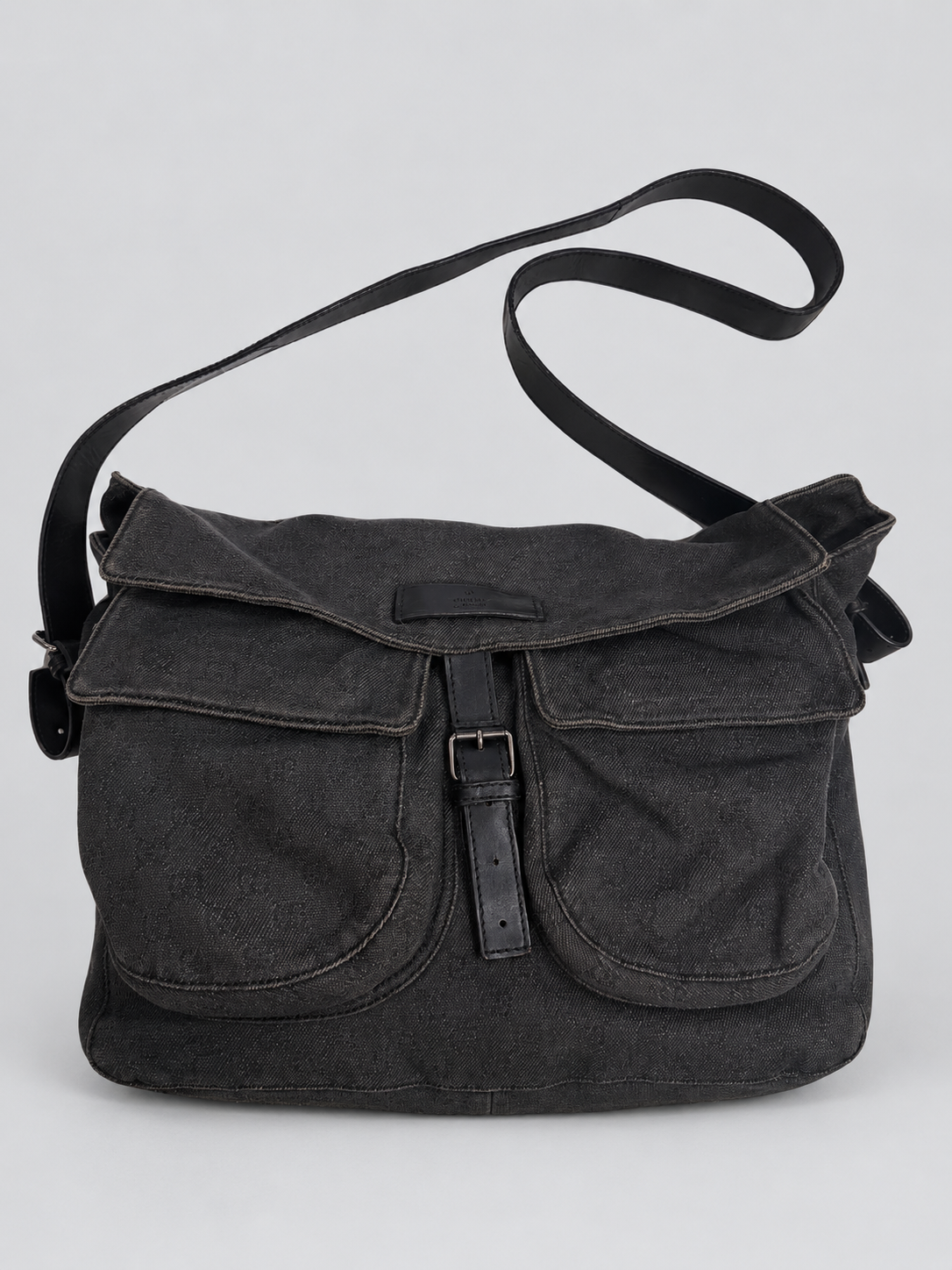 Gucci Monogram Canvas Denim Crossbody Messenger