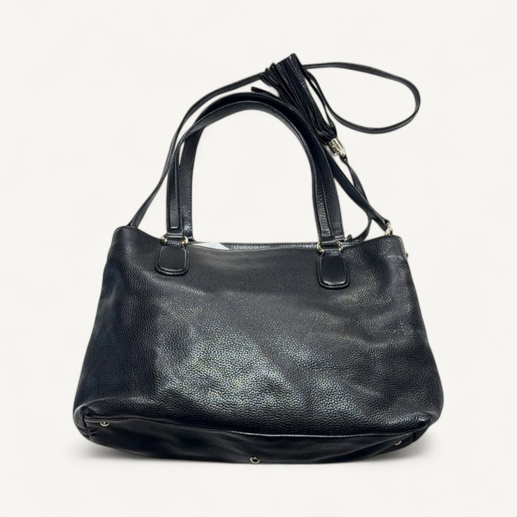 Gucci Soho Interlocking Working Tote in Black