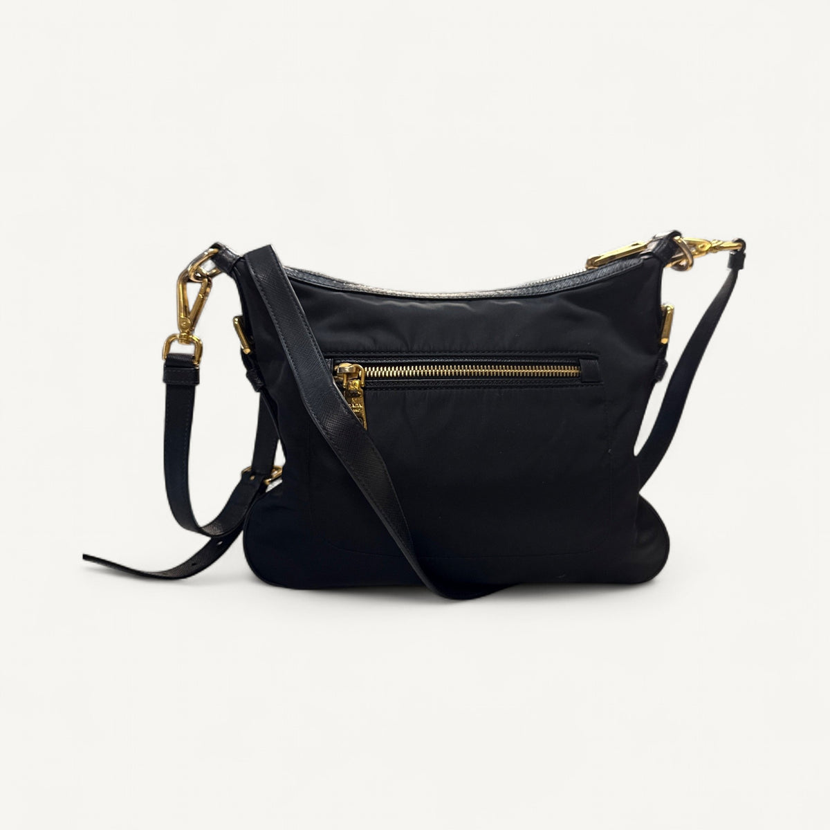 Prada Nylon Sling Crossbody Bag in Black