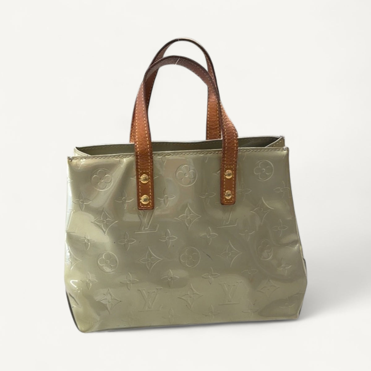 Louis Vuitton Vernis Patent Tote in Green