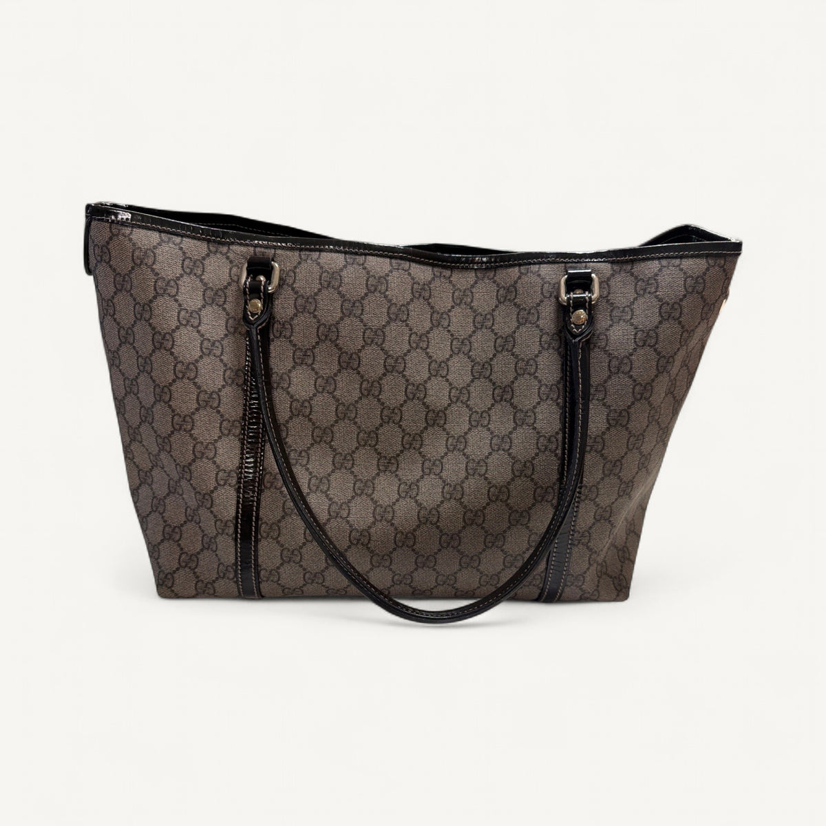 Gucci Supreme Joy Tote Medium in Dark Brown
