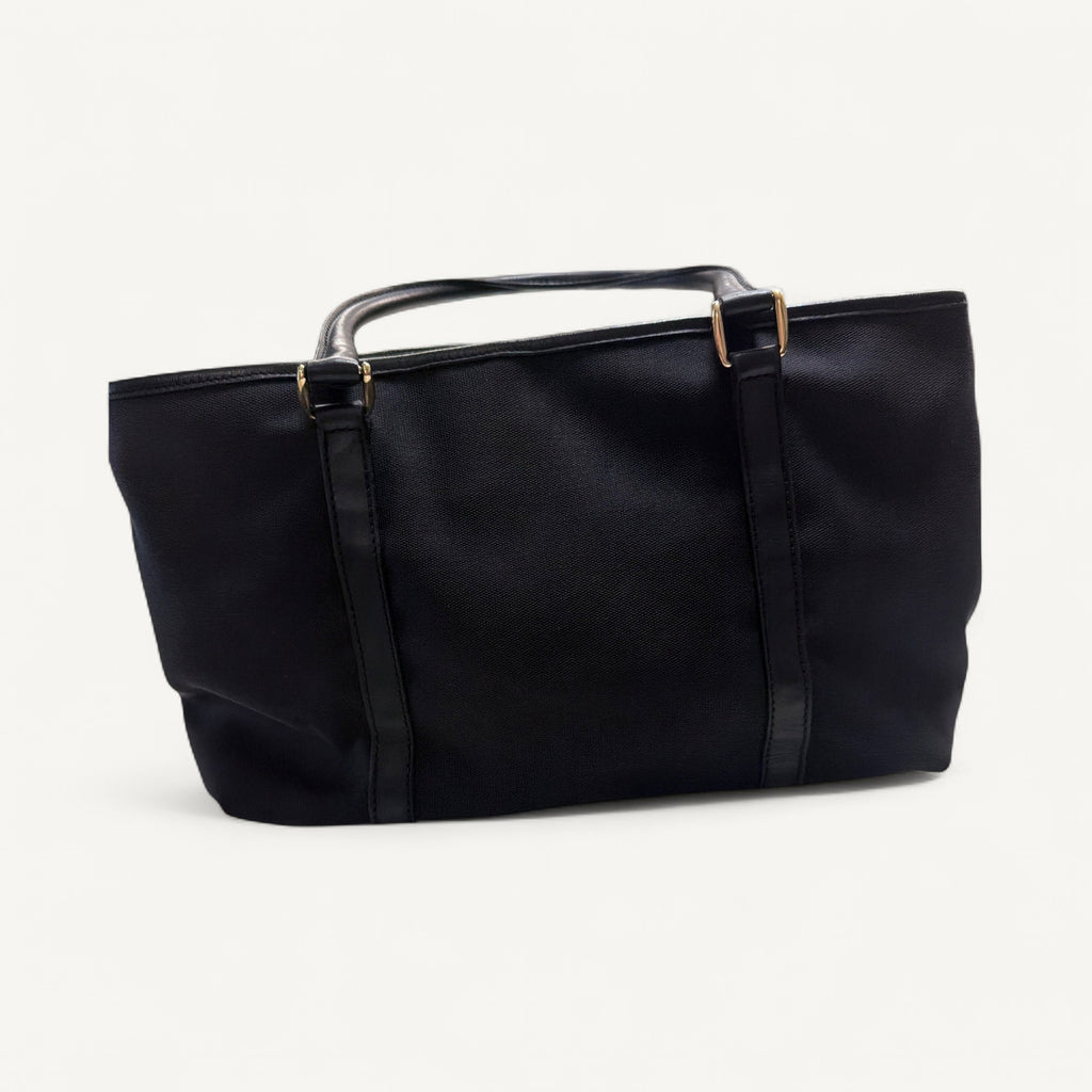 Gucci Black Canvas Shoulder in Black