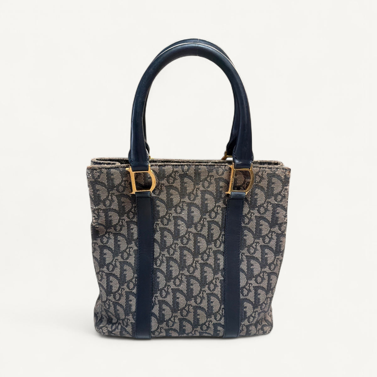 Christian Dior Vintage Monogram Trotter Diorissimo Canvas Tote