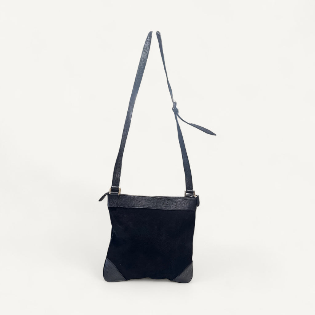 Gucci GG Embossed Crossbody Bag in Black