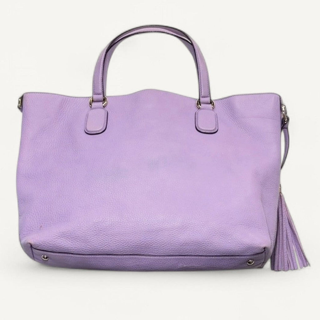 Gucci Soho Interlocking GG Tote in Purple