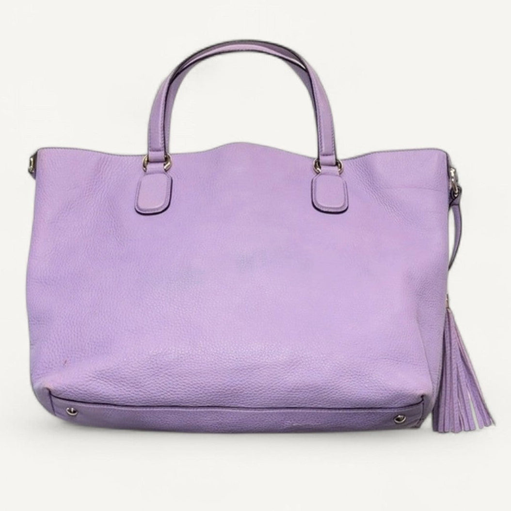 Gucci Soho Interlocking GG Tote in Purple