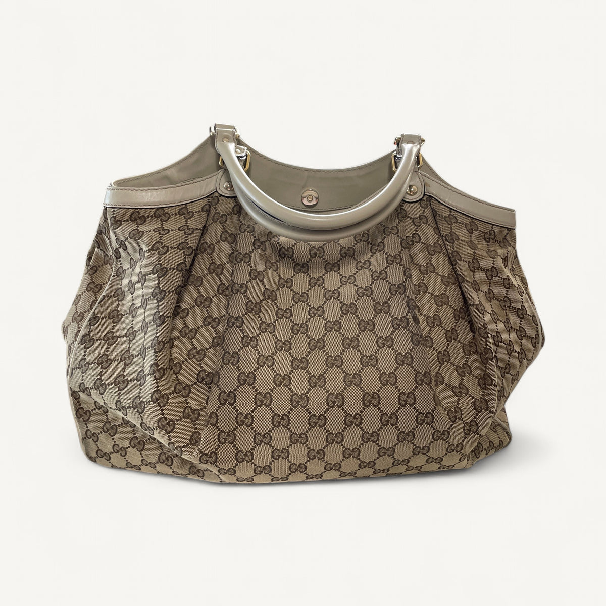 Gucci Monogram Canvas Sukey Large Tote