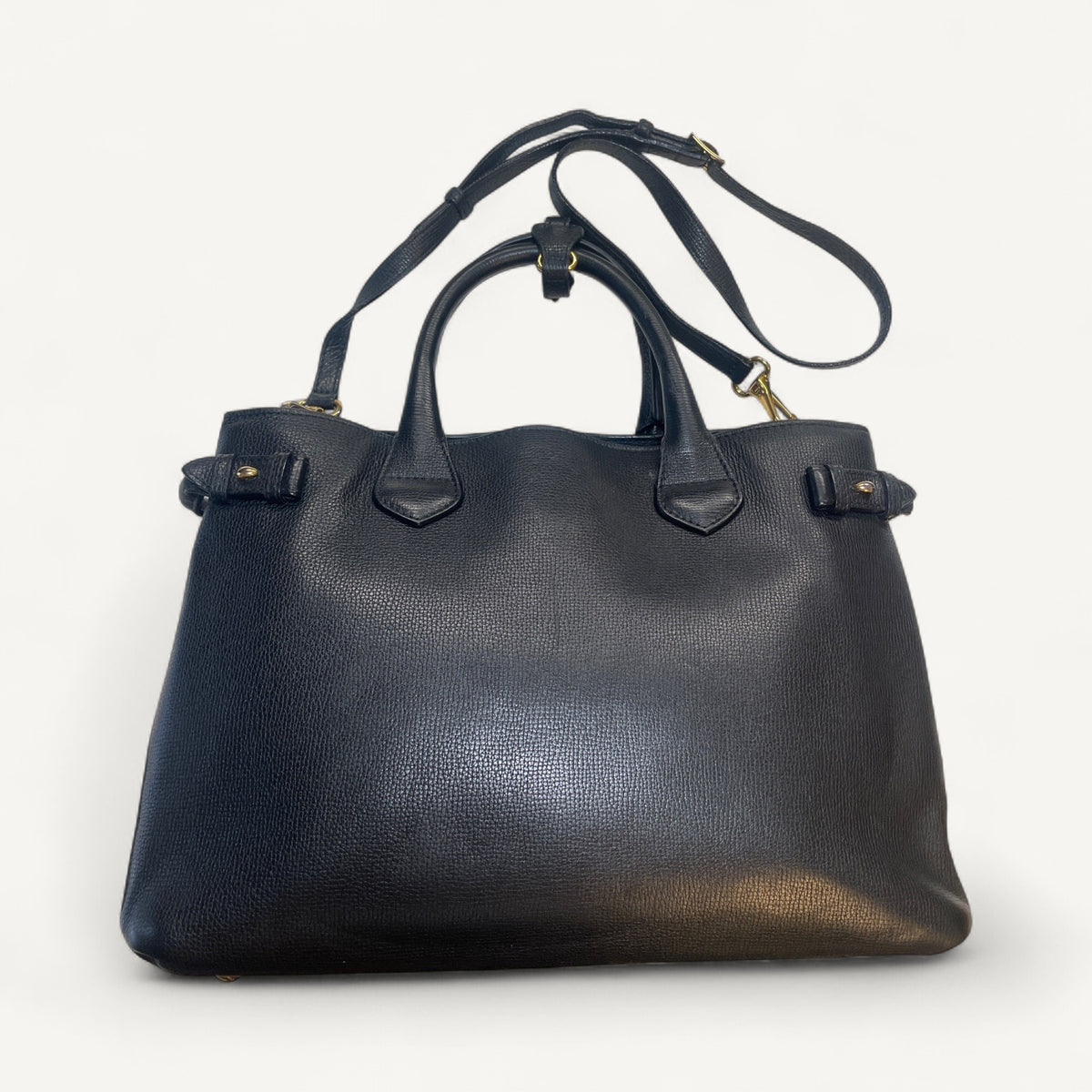 Burberry Banner House Check Crossbody in Black