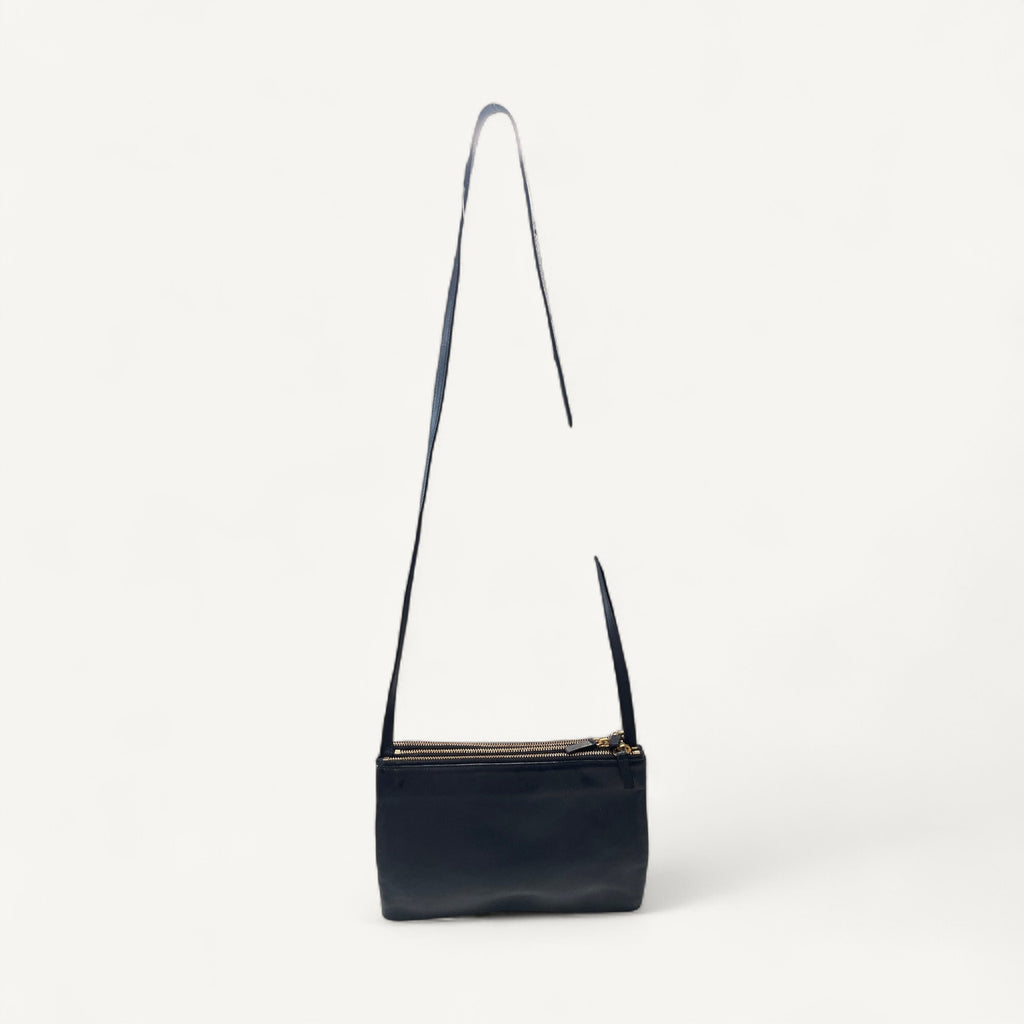 Celine Trio Crossbody Bag in Black