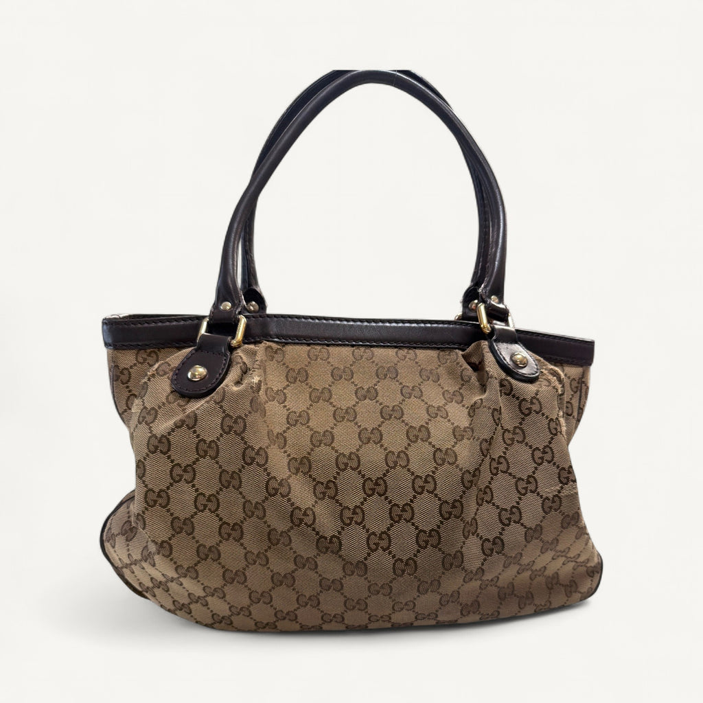 Gucci Monogram Canvas Sukey Tote