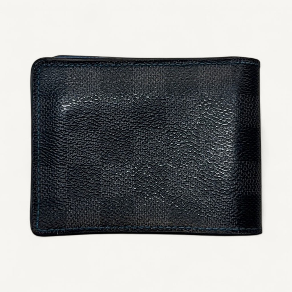 Louis Vuitton Damier Bifold Wallet in Black
