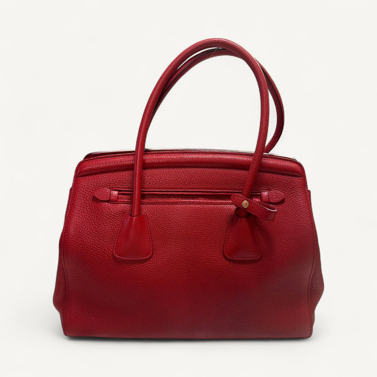 Prada Vitello Daino Crossbody Bag in Red