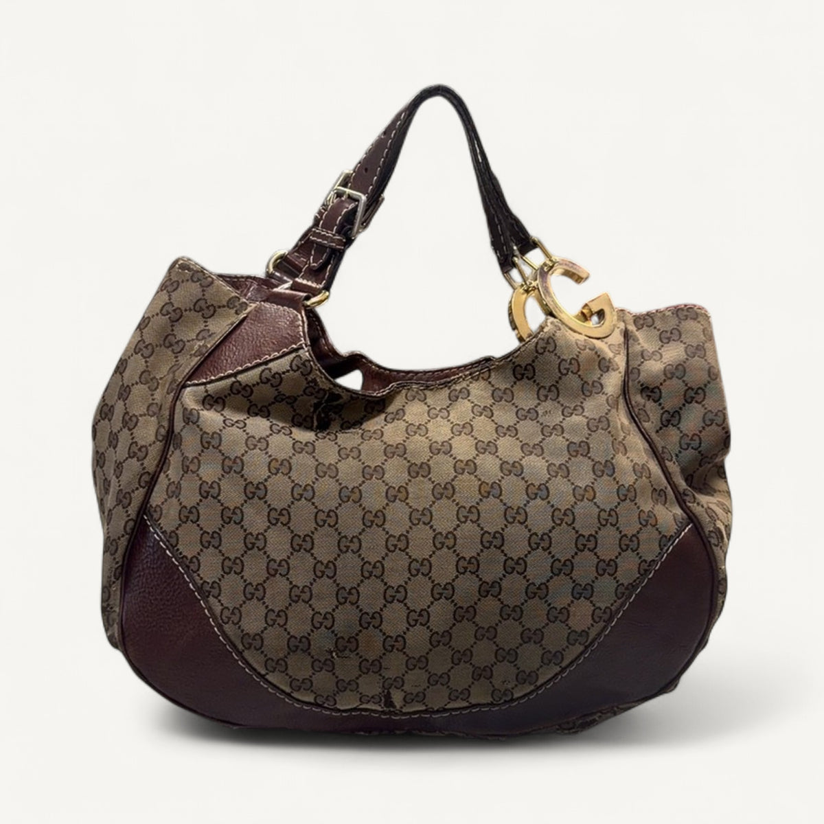 Gucci Charlotte Large Tote Hobo Big G