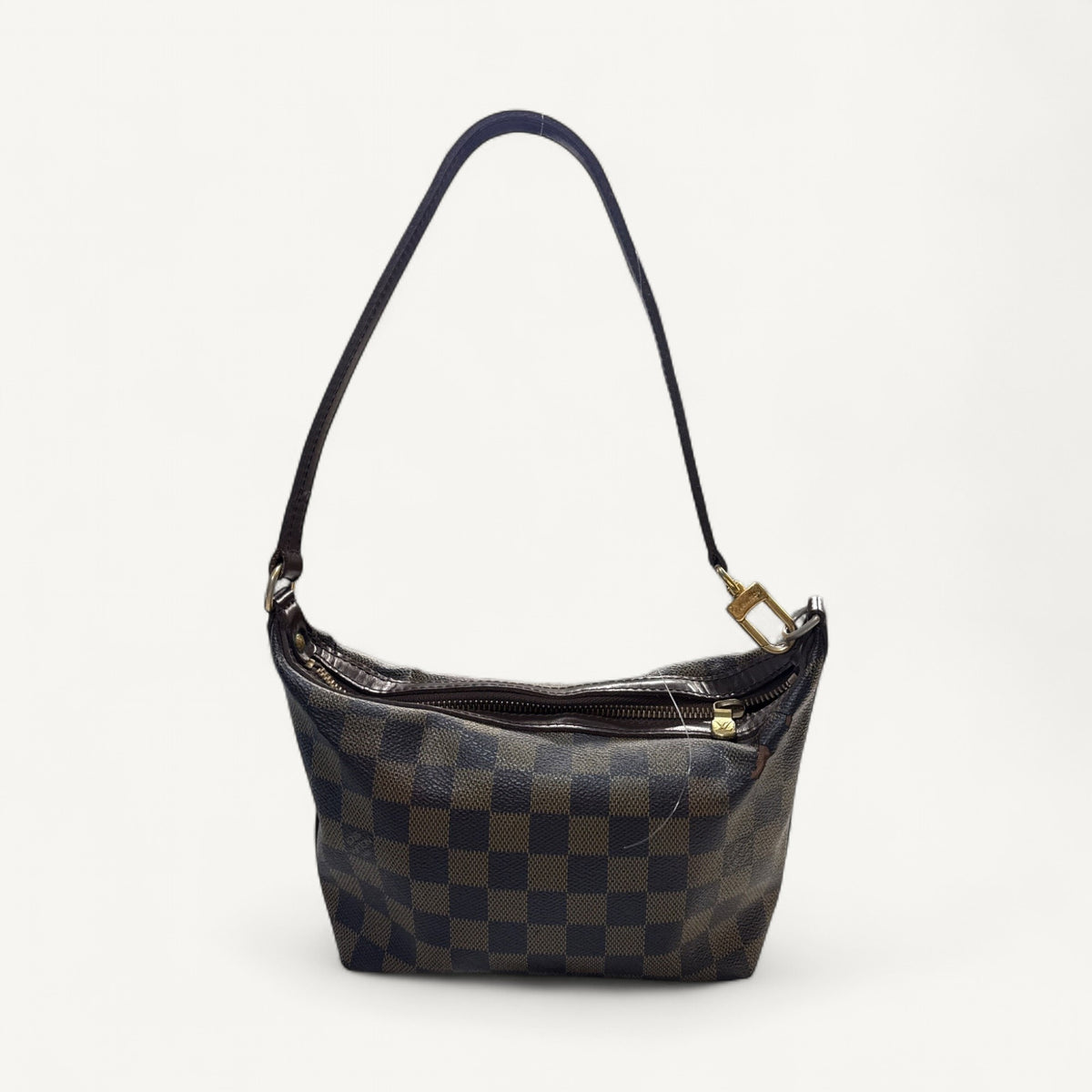 Louis Vuitton Damier Ebene Hobo Shoulder in Brown