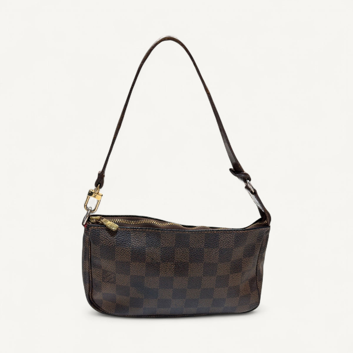 Louis Vuitton in Dark Brown Pochette Accessories Hobo