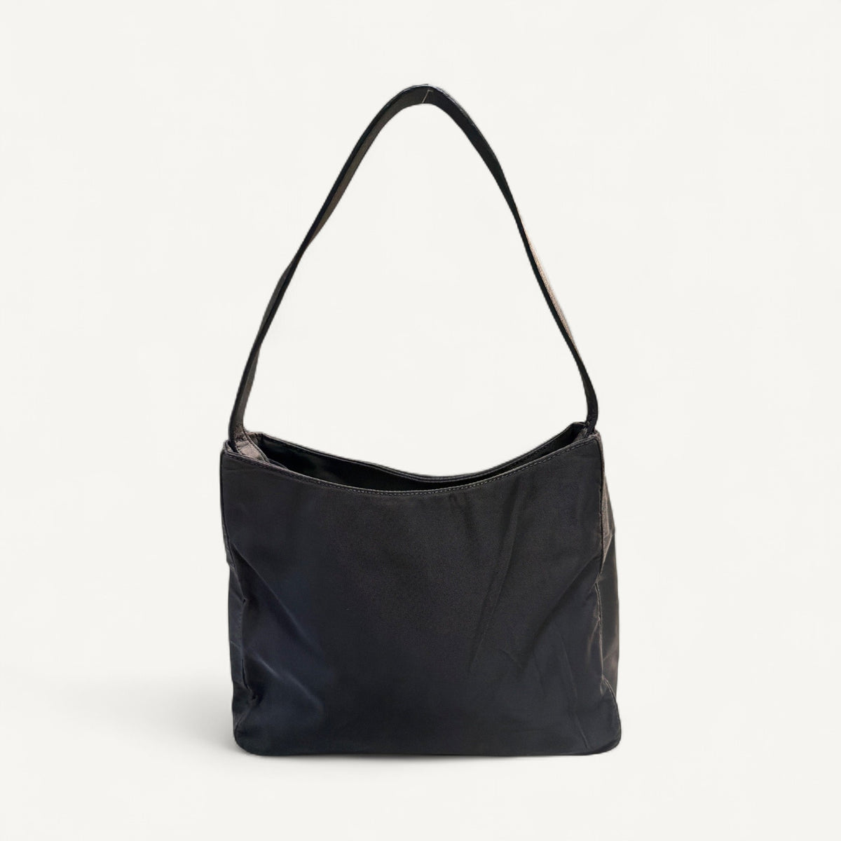 Prada Tessuto Nylon Vintage Hobo Bag in Black