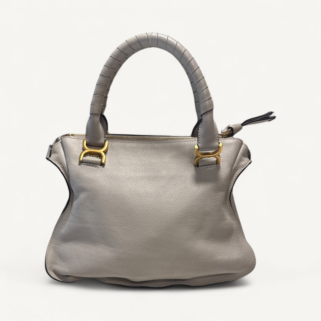 Chloe Marcie Shoulder Bag in Gray