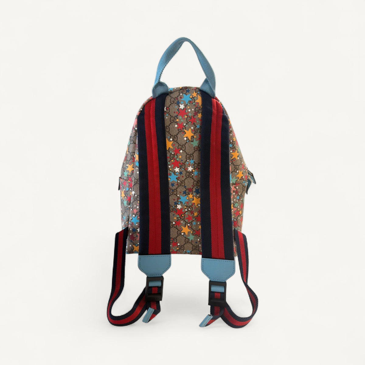 Supreme Backpack Stars Monogram Multicolor in Blue