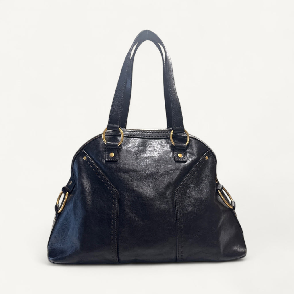Saint Laurent Muse Tote in Pink & Black
