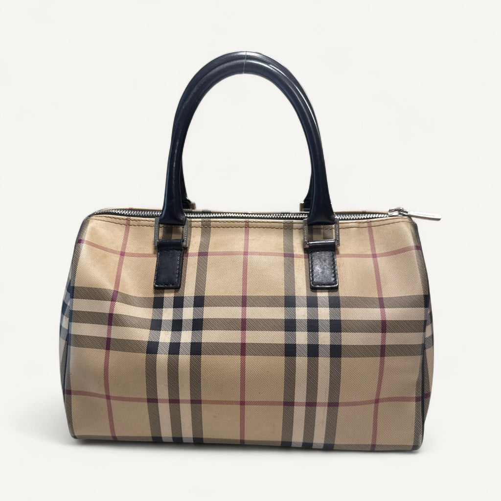 Burberry House Check Handbag in Brown