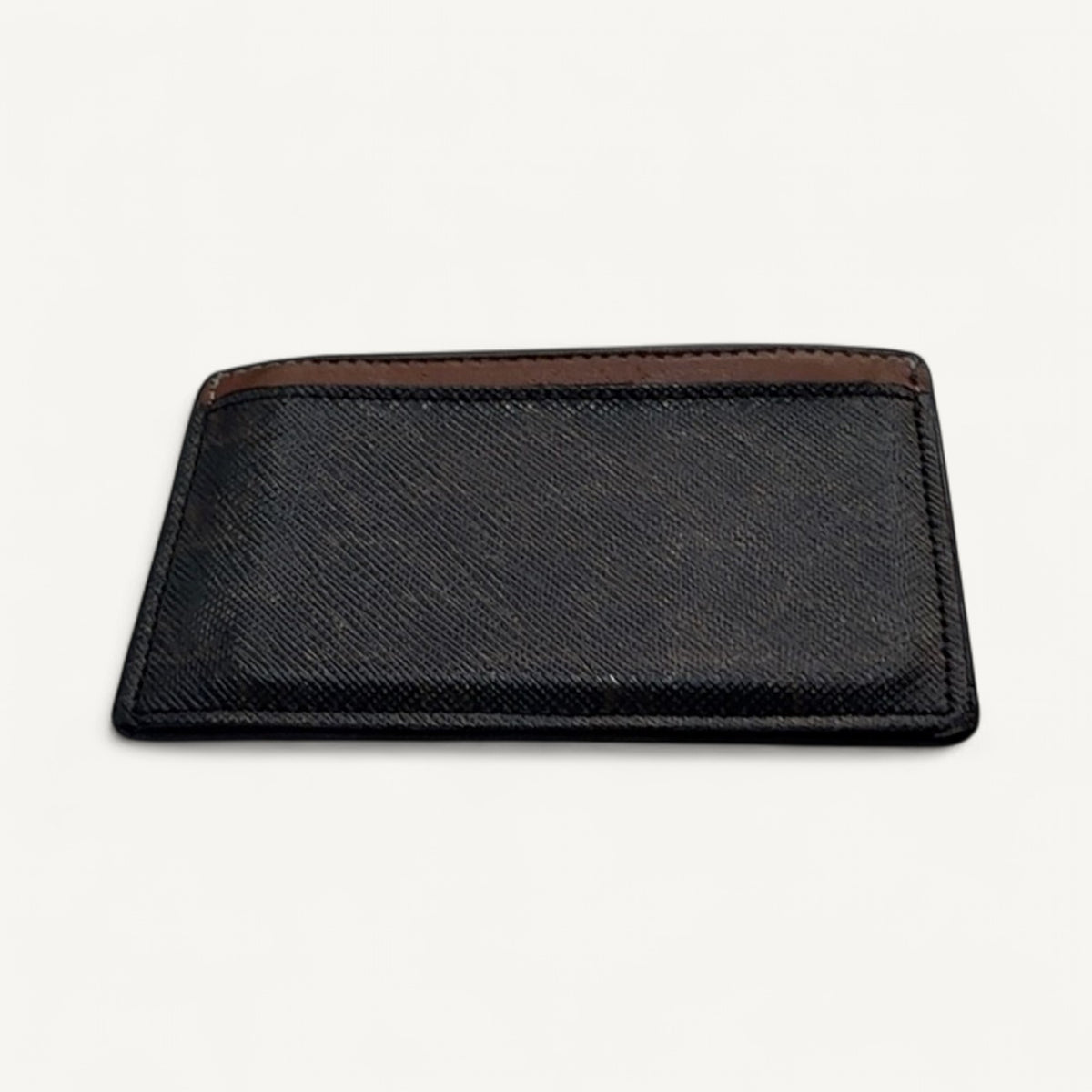 Celine Triomphe Canvas Card Holder in Brown