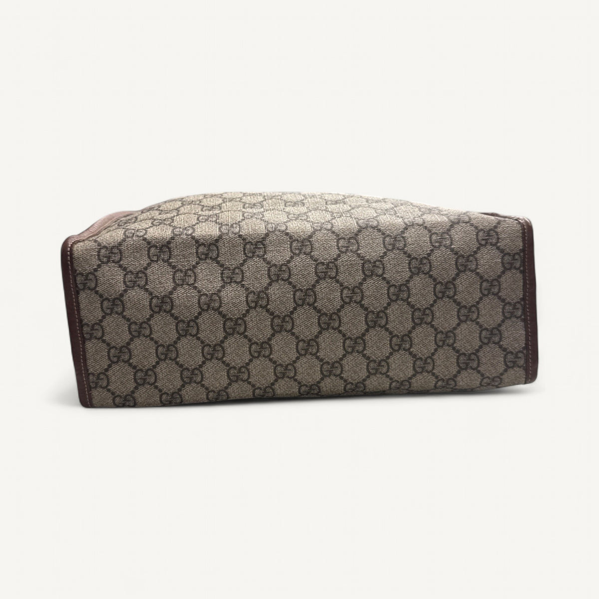 Gucci GG Supreme Canvas Tote in Dark Brown
