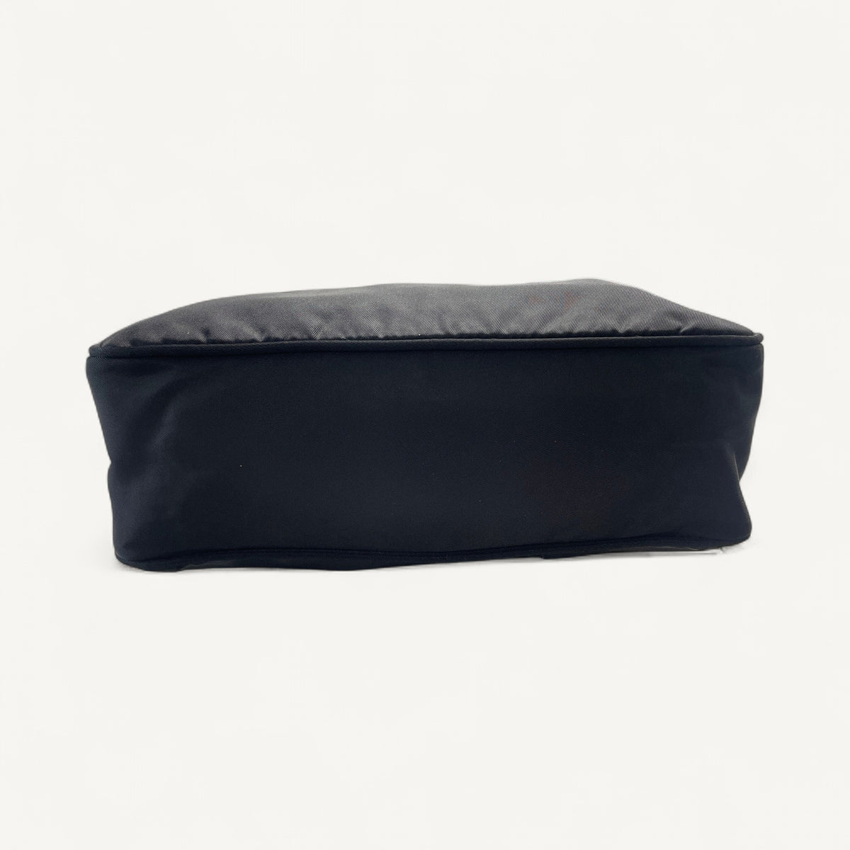 Prada Vintage Nylon Tessuto Shoulder Bag in Black