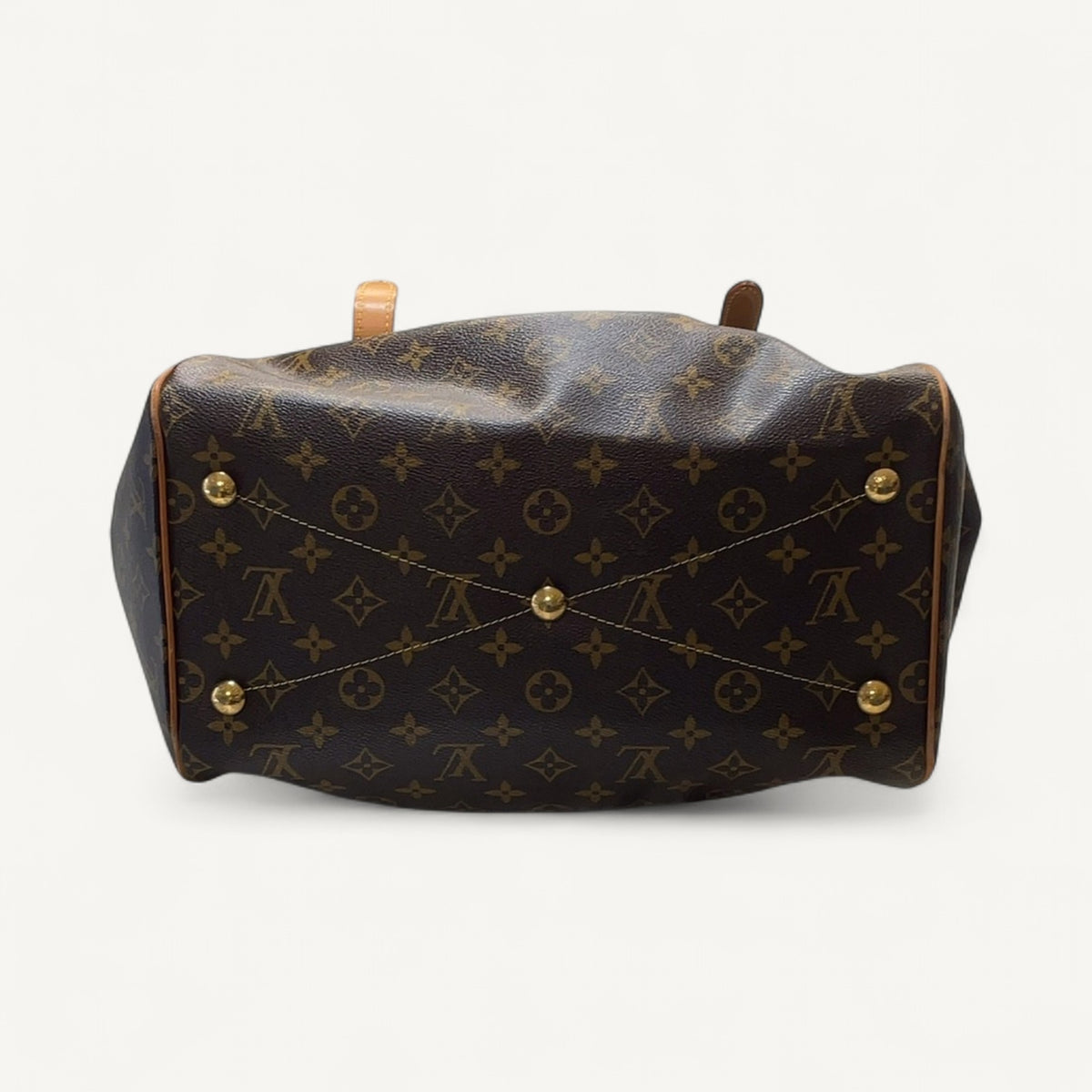 Louis Vuitton Monogram Canvas Tote in Brown