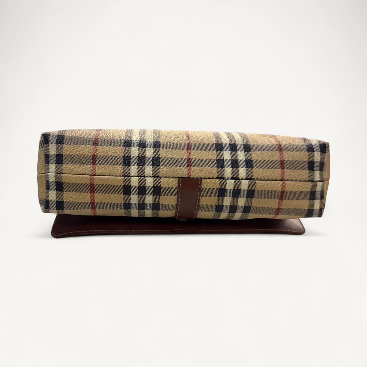 Burberry Haymarket Check Hobo in Brown