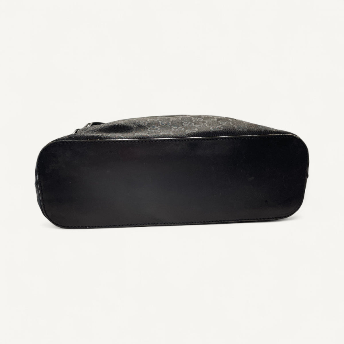 Gucci GG Canvas Shoulder Hobo Bag in Black