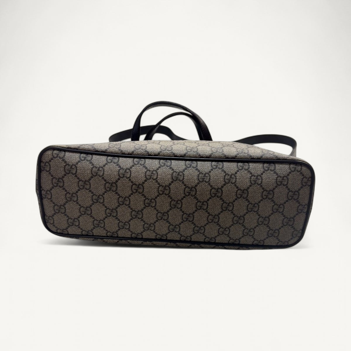 Gucci Supreme Convertible Tote Messenger in Dark Brown