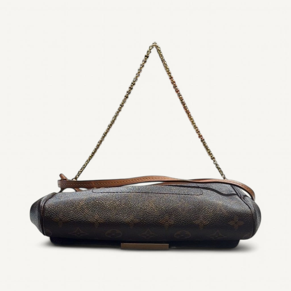Louis Vuitton Monogram Canvas Flap Crossbody in Brown