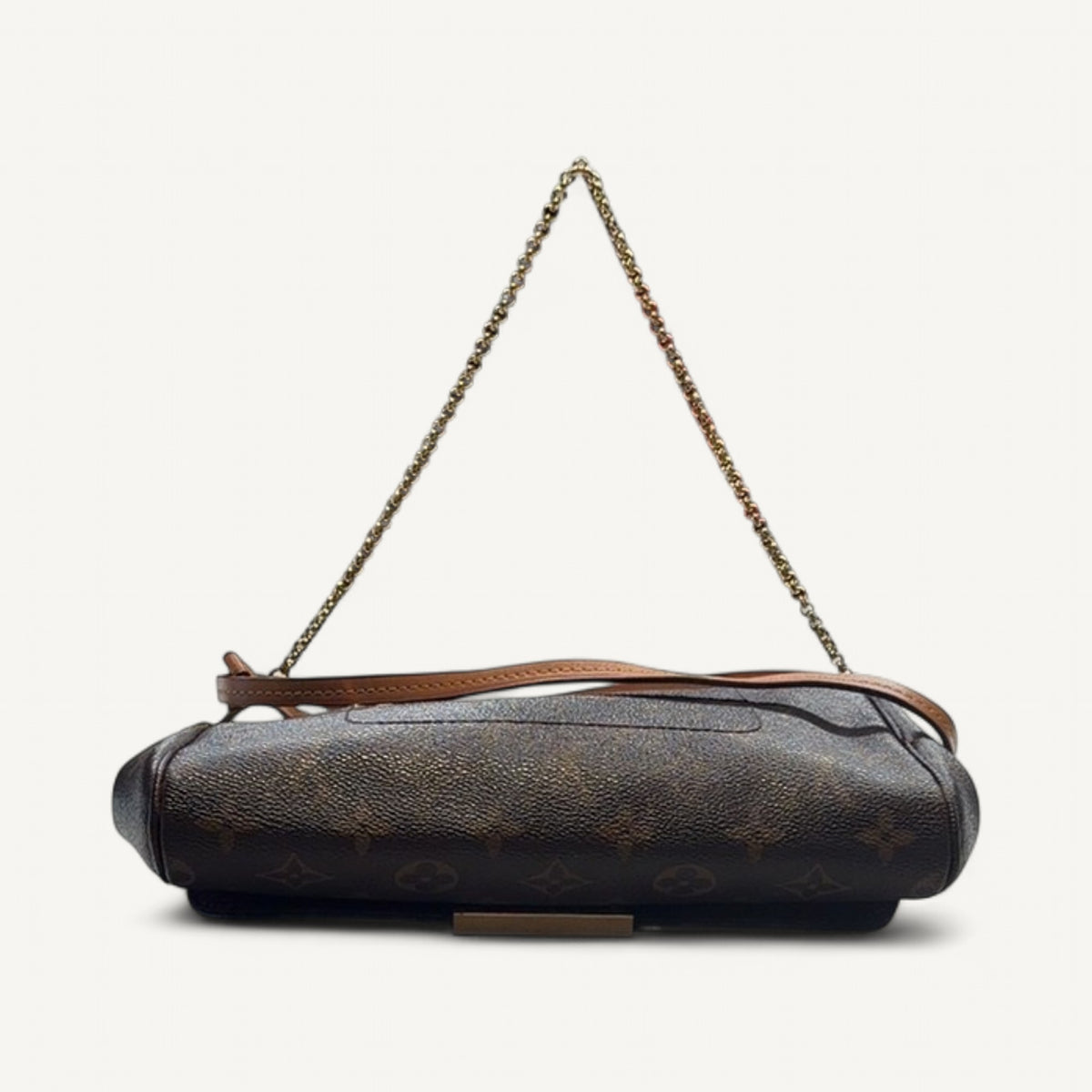 Louis Vuitton Monogram Canvas Flap Crossbody in Brown