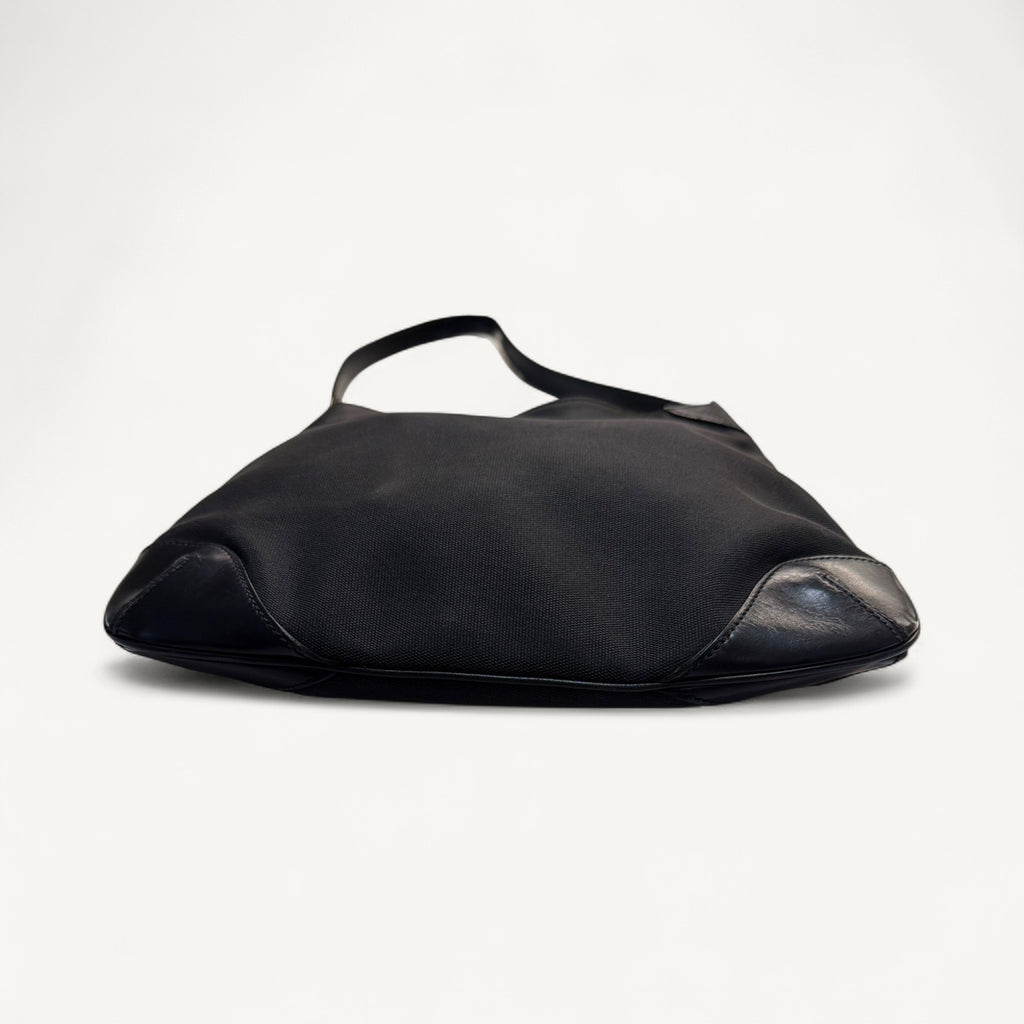 Gucci Vintage Nylon Hobo Shoulder in Black