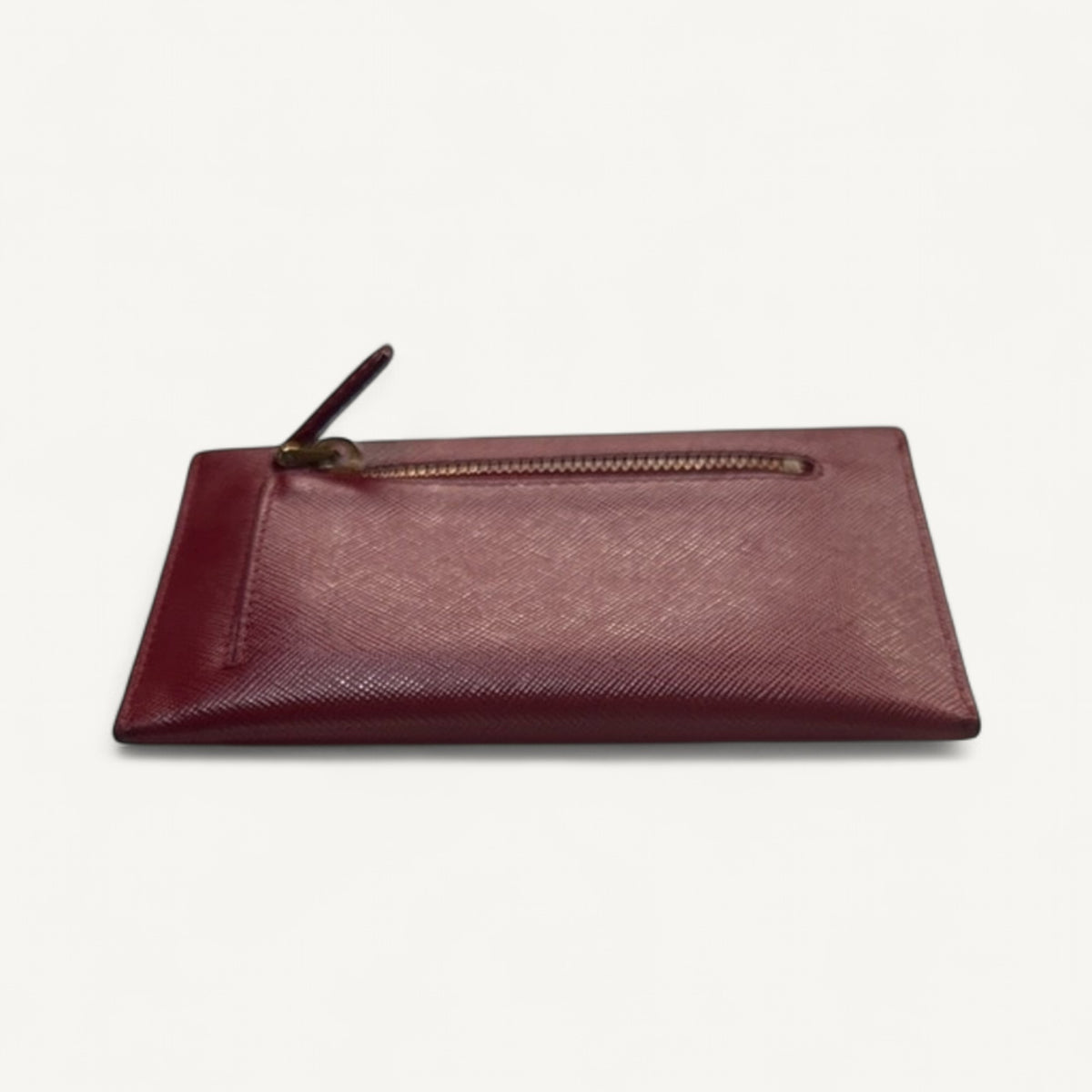 Prada Saffiano Wallet in Red
