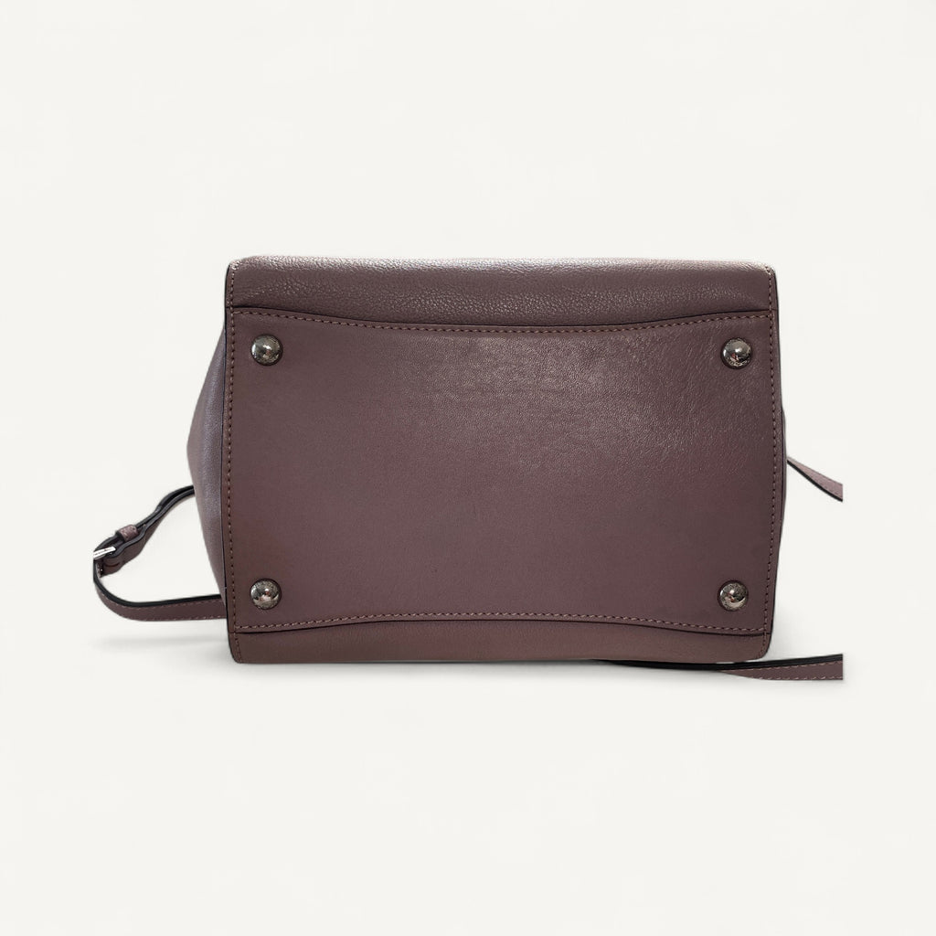 Prada Leather Vitello Daino Convertible Twins Tote Crossbody Bag