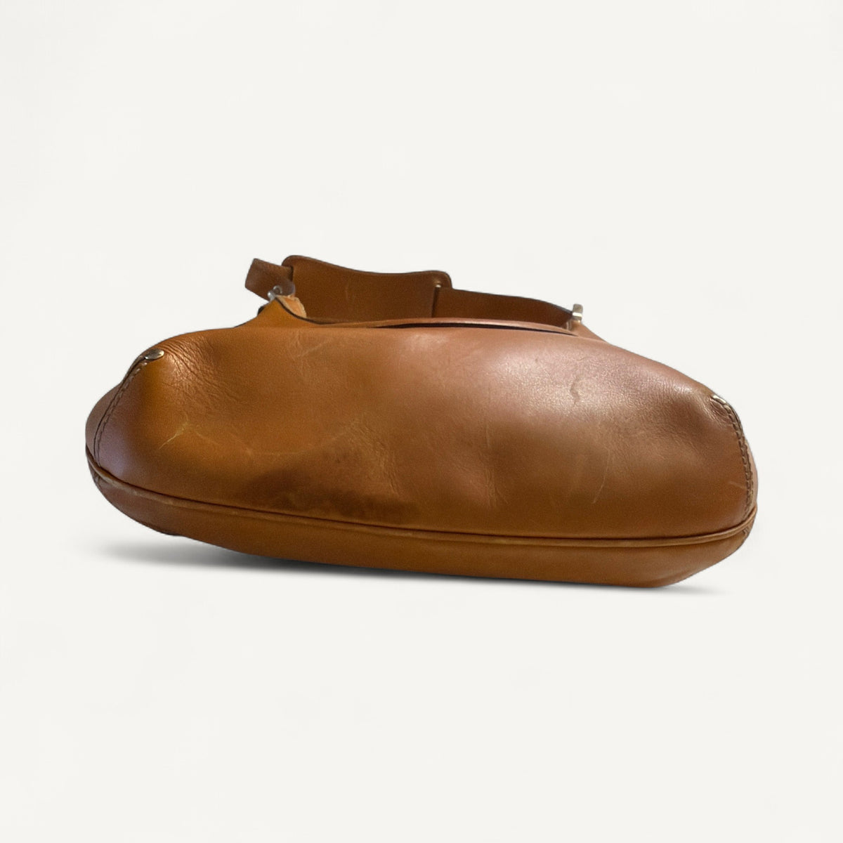 Gucci Calfskin Leather Hobo Hysteria Hobo Bag in Brown