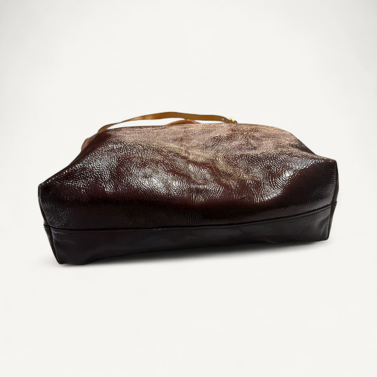 Prada Vitello Shine Convertible Messenger Ombre Messenger Bag in Brown