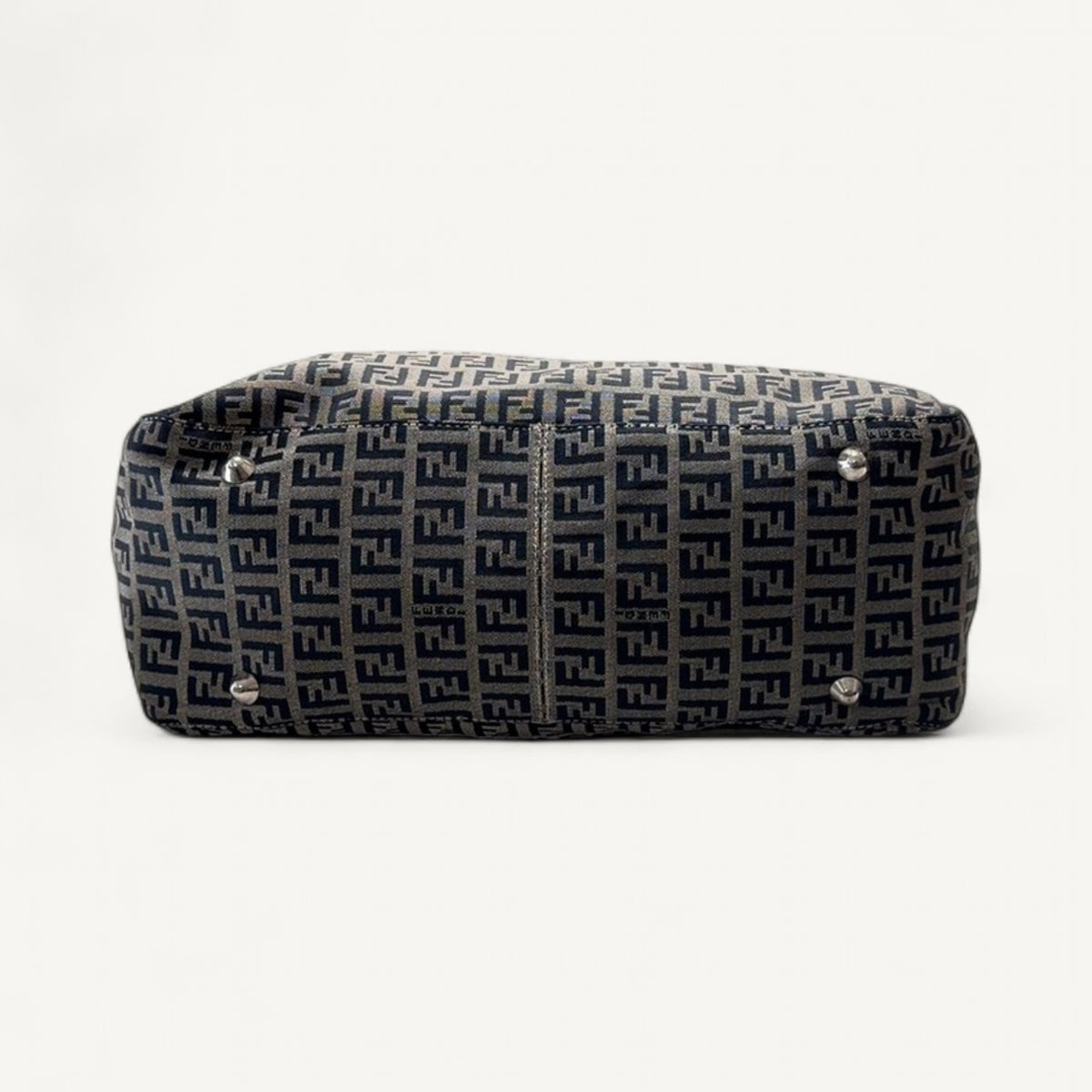 Fendi Zucca Canvas Tote in Blue