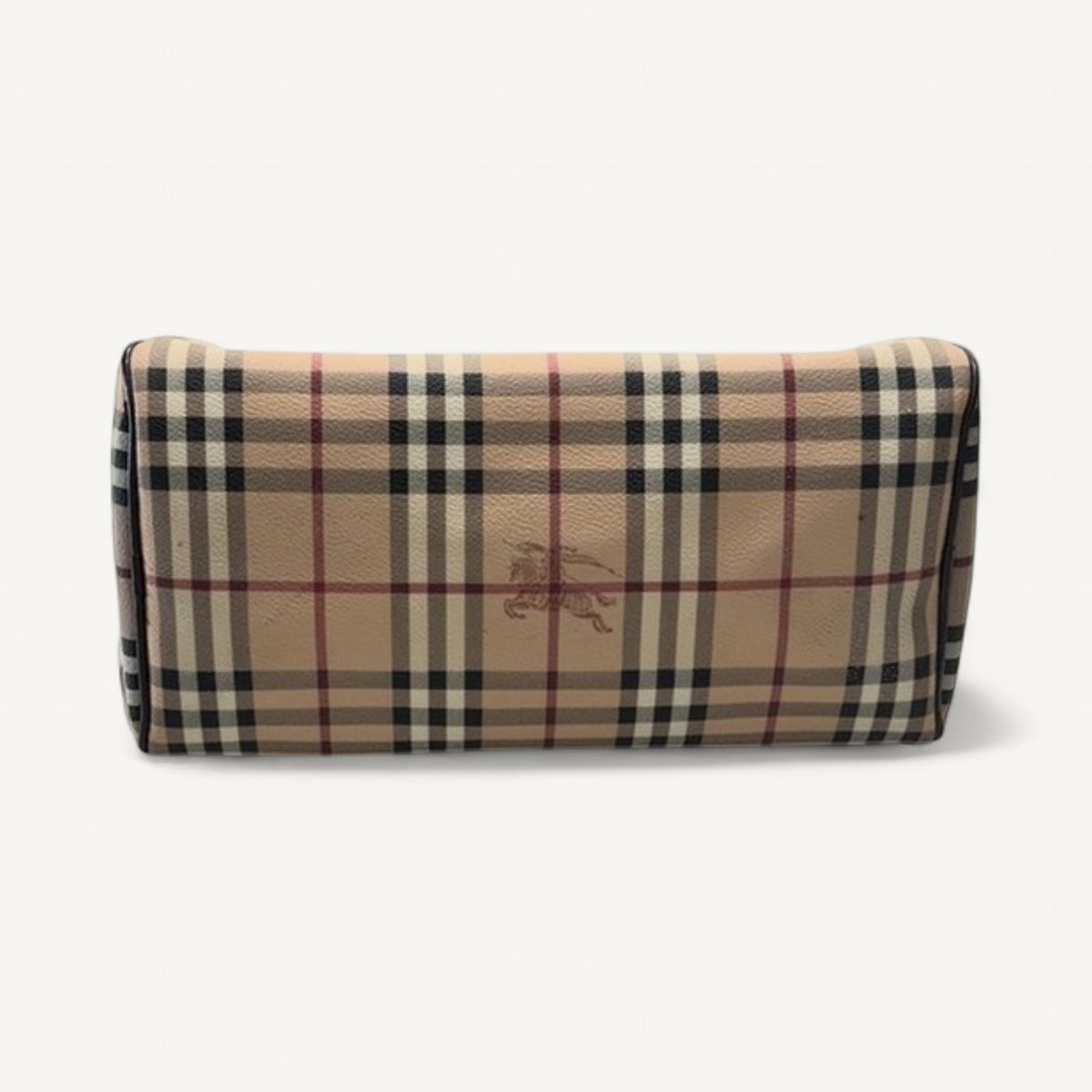 Burberry Haymarket Check Satchel in Brown