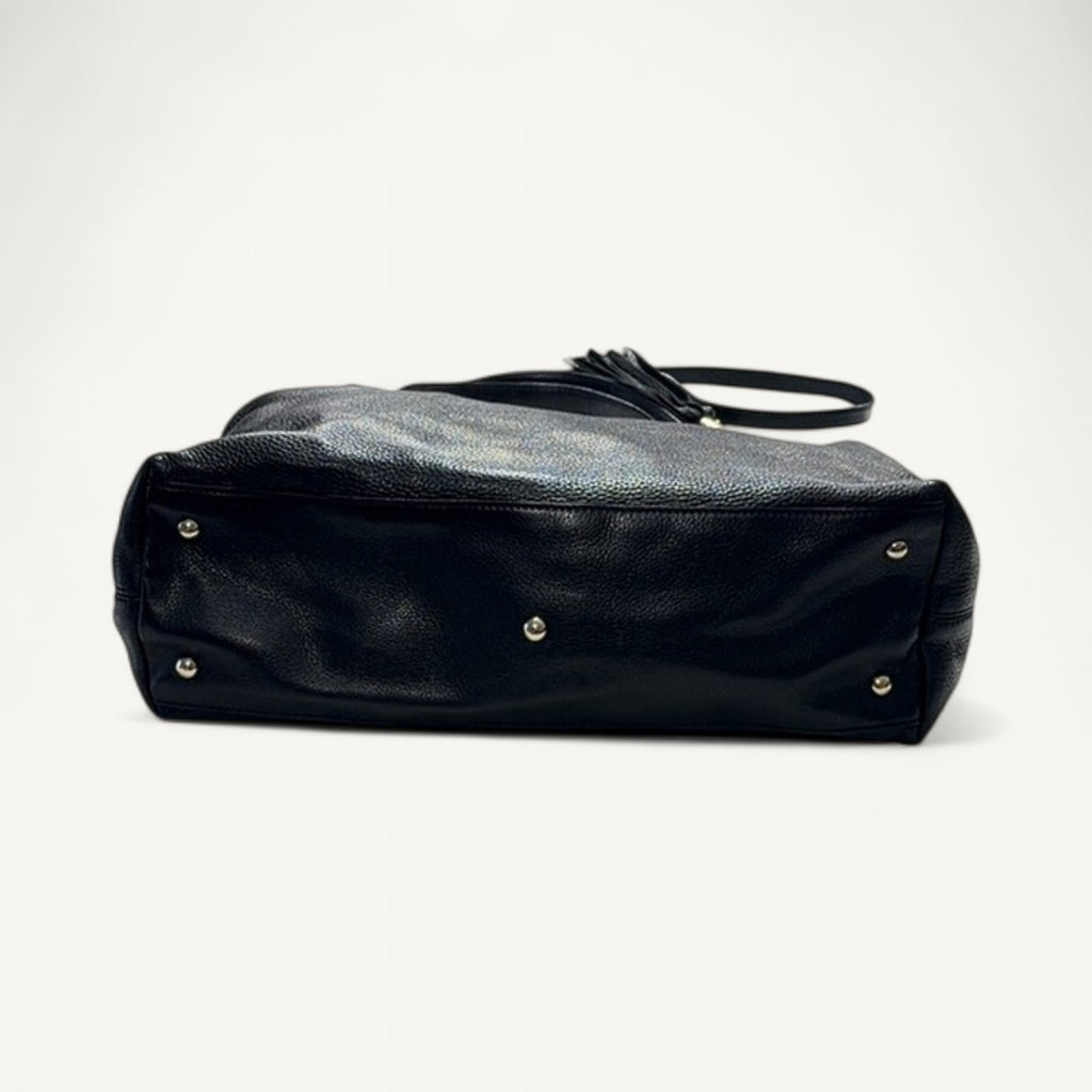 Gucci Soho Interlocking Working Tote in Black