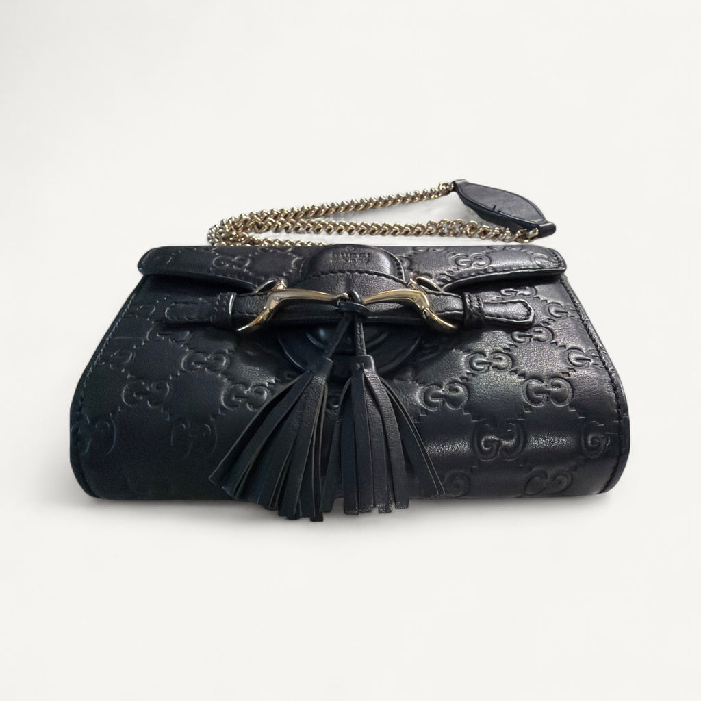 Gucci Emily Flap Small Crossbody Crossbody Bag in Blue