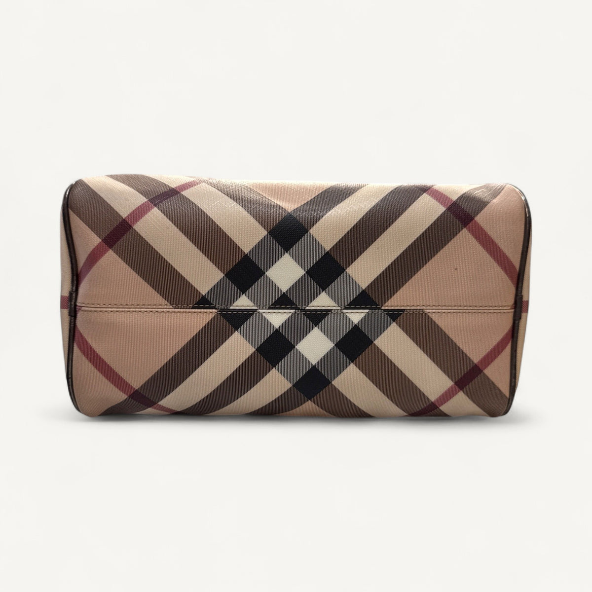 Burberry Nova Check Boston Bag in Metallic