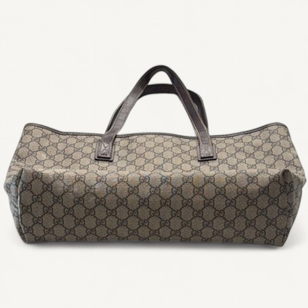 Gucci GG Supreme Plus Tote Medium in Brown