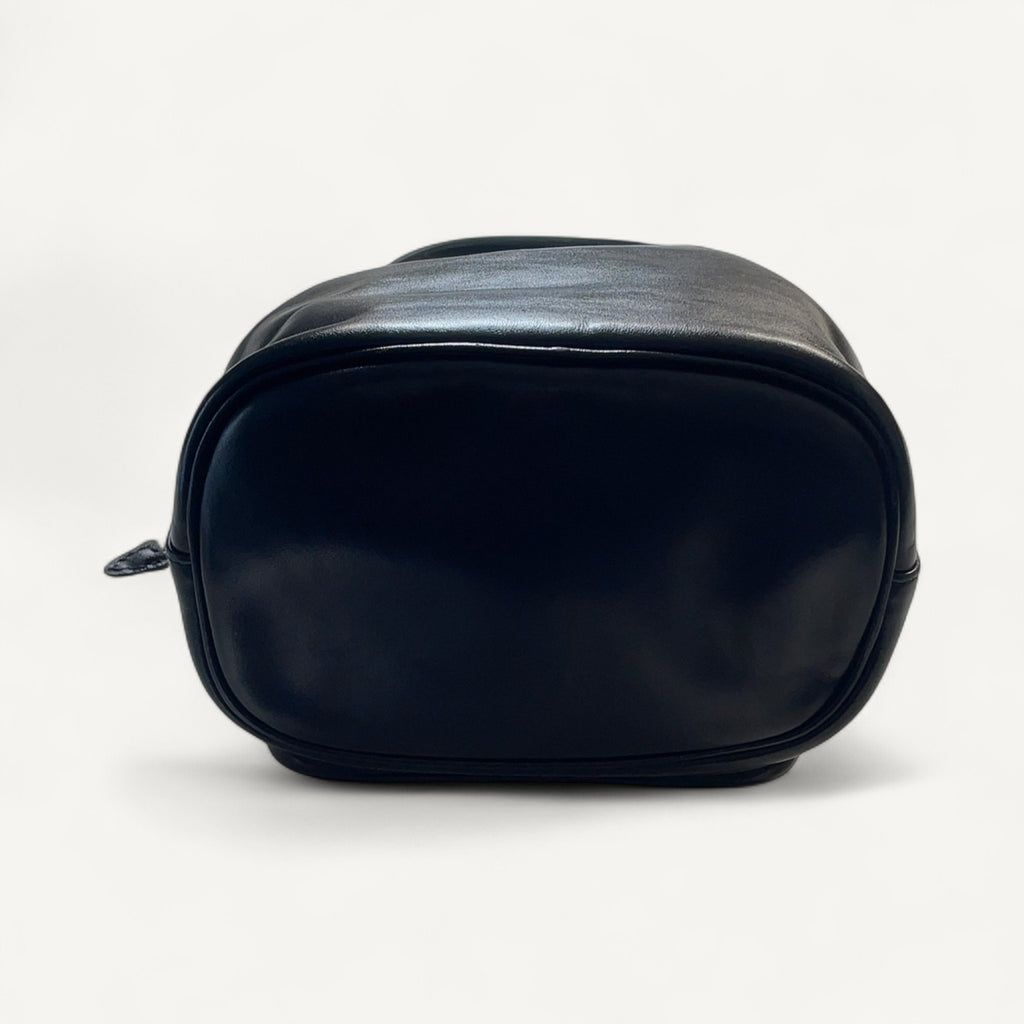 Prada Leather Bucket Bag in Black